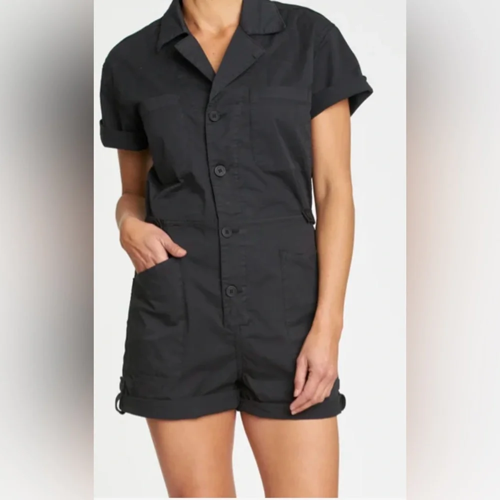 Torrid 8" Twill Lightweight Jumpsuit (Romper) - Picture 15 of 16